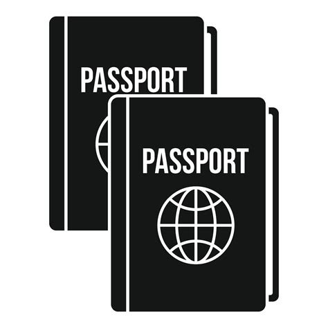 International Passport Icon Simple Style 14693583 Vector Art At Vecteezy