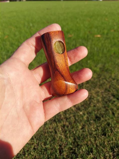 Sidewinder Koa Wood Pipe Small Pipe Wooden Pipe With Screen Etsy