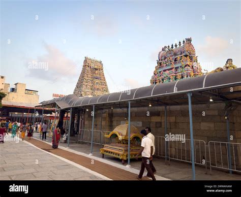 Chennai, Tamil Nadu, India - March 21, 2024: Complex around the ...