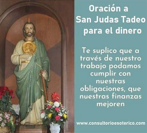 Oración a San Judas Tadeo para el dinero Oraciones San judas