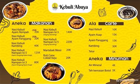 Selalu Diperbarui Menu Kebuli Abuya Depok Timur Depok