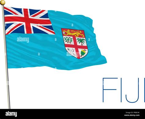 Fiji Islands Flag Vector Illustration Stock Vector Image Art Alamy