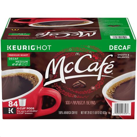 Mccafe Decaf Premium Roast Keurig K Cup Coffee Pods 84 Count