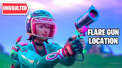 NEW UNVAULTED FLARE GUN LOCATION IN FORTNITE YouTube