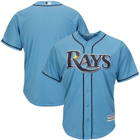 Men's Tampa Bay Rays Majestic Alternate Columbia Big & Tall Cool Base ...