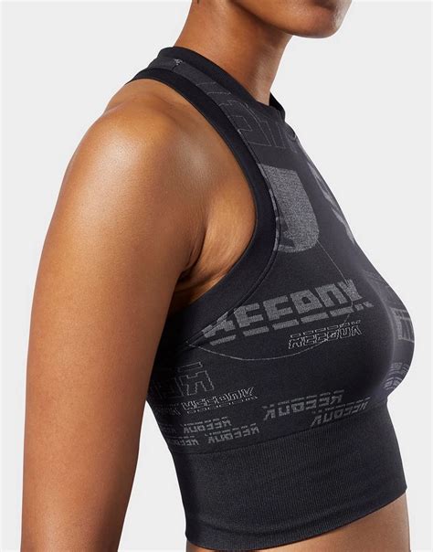 Reebok Meet You There Seamless Cropped Tank Top Cropped Tank Top