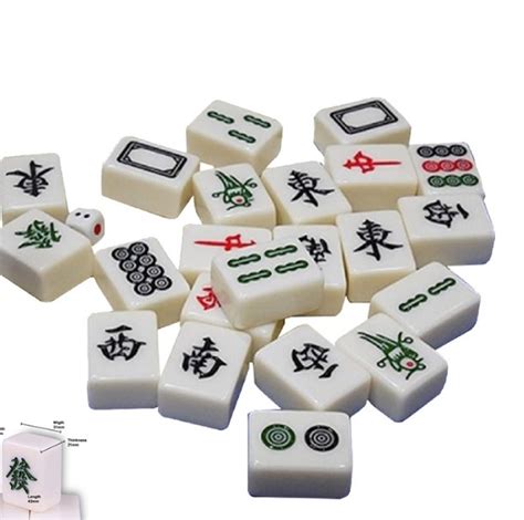 Free Delivery Mahjong Tiles Set Jade White Edition Board Games