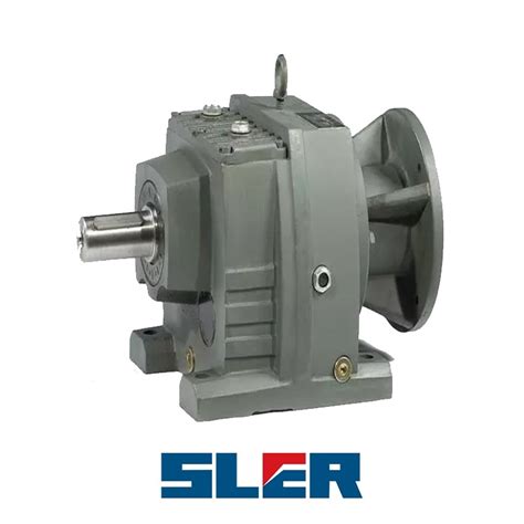 Helical Gear Reducer Gearbox With Am Flange For IEC Motor With Foot