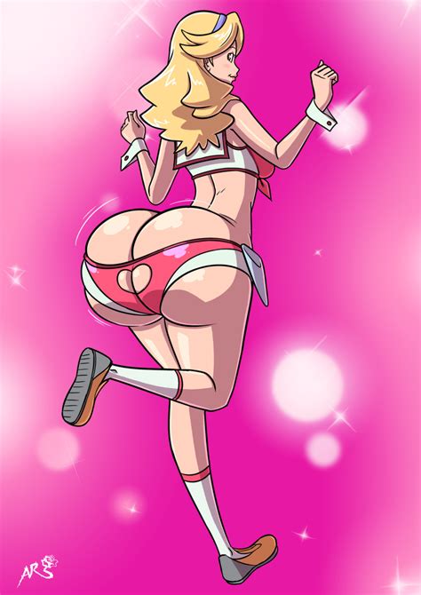 Rule 34 1girl Ass Axel Rosered Big Ass Bimbo Bubble Butt Dat Ass Honey Honey Space Dandy