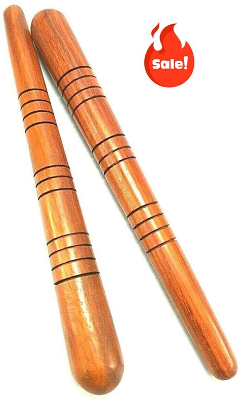 2pc Traditional Thai Massage Stick Wood Tools Reflexology Feet Etsy