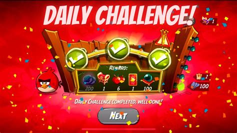 Angry Birds 2 Daily Challenge Reds Rumble Youtube