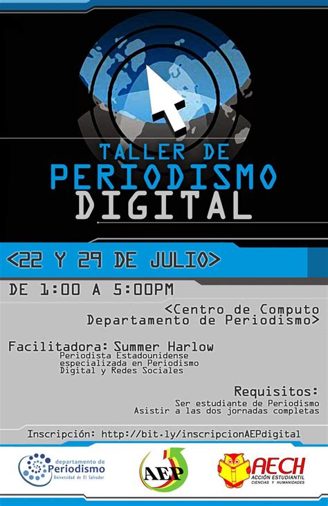 Taller De Periodismo Digital Agendarte El Salvador