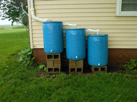 Easy Diy Rain Barrel Stand Ideas Rain Barrel Rain Water