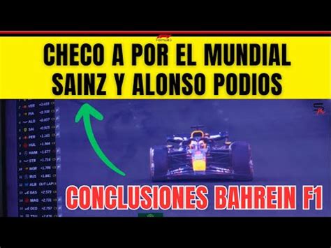 Sergio P Rez Volver A Ser El Capo Fernando Alonso Y Sainz Podios