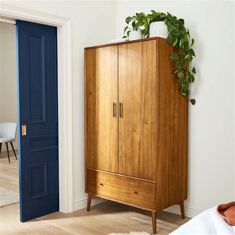 Mid Century Armoire Acorn West Elm United Kingdom