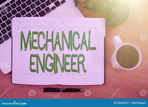 Writing Displaying Text Mechanical Engineer Business Overview Applied