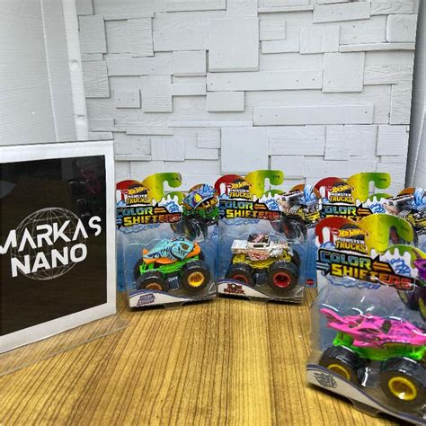 Jual Hot Wheels Hotwheels MONSTER TRUCKS Color Shifters Original Mattel Shopee Indonesia