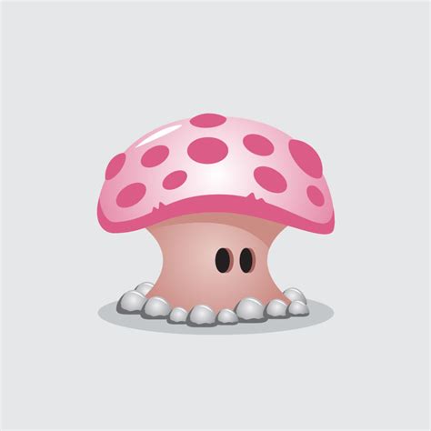 Mushroom game character for background object or enemy | OpenGameArt.org