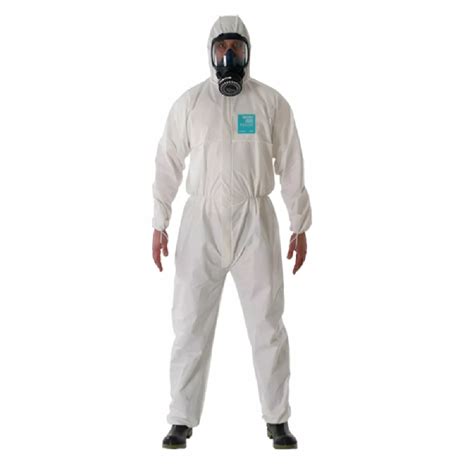 Ansell AlphaTec 1500 WH M Size Plus Chemical Protection Coverall With