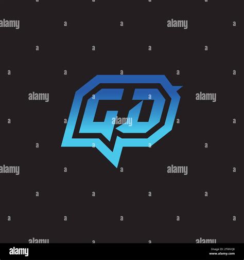 GD Initial Inspiration Logo Design Esport And Gaming Clan Ideas Stock