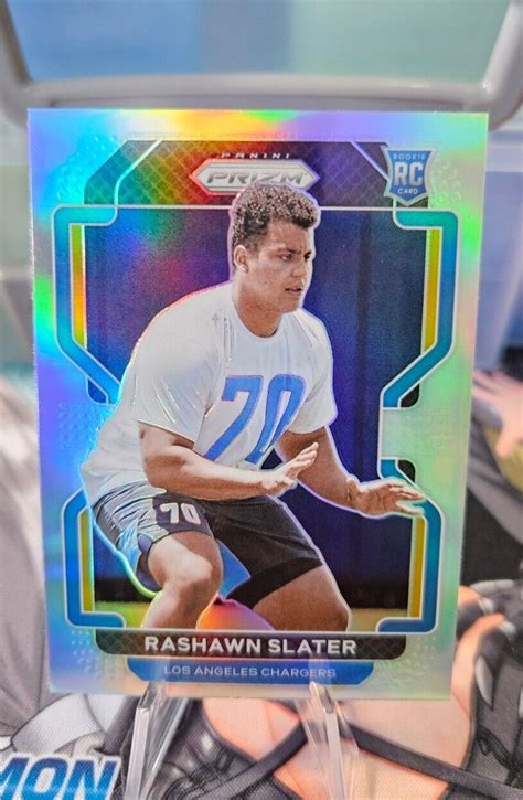 Rashawn Slater Panini Prizm Silver Prizm Rookie Rc Chargers