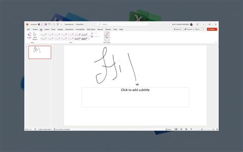 How To Draw On A Powerpoint Slide