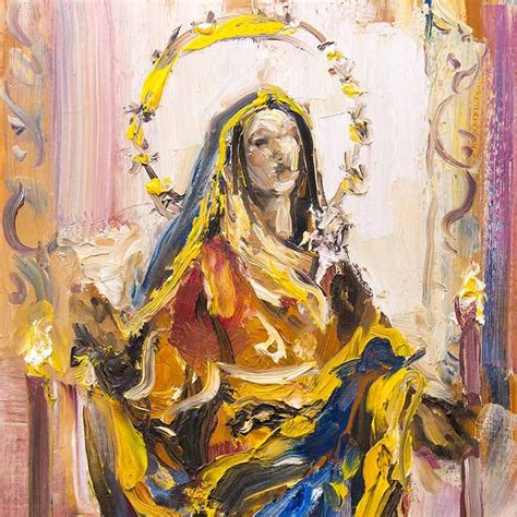 Chapel Blessed Virgin Mary Originals Prints By Jose Luis Castrillo