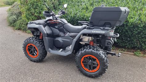 Cf Moto Cforce R Abs Cm Quad Utilitaire Km Noir