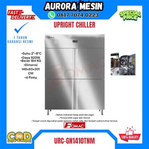 Jual Kulkas Pintu Pendingin Makanan Upright Chiller Urc Gn Tnm