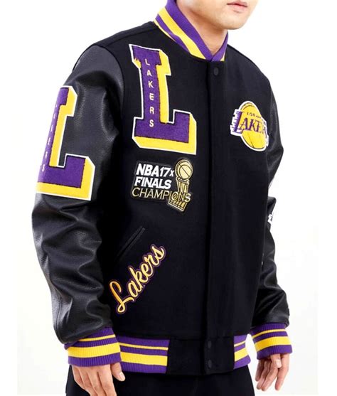 Black Capsule Los Angeles Lakers Mash Up Varsity Jacket Jackets Creator