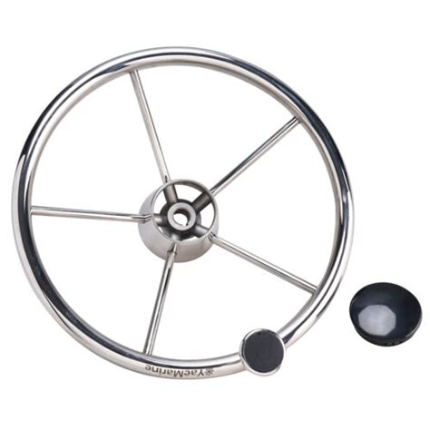 Yaemarine Spoke Destroyer Style Stainless Boat Steering Wheel