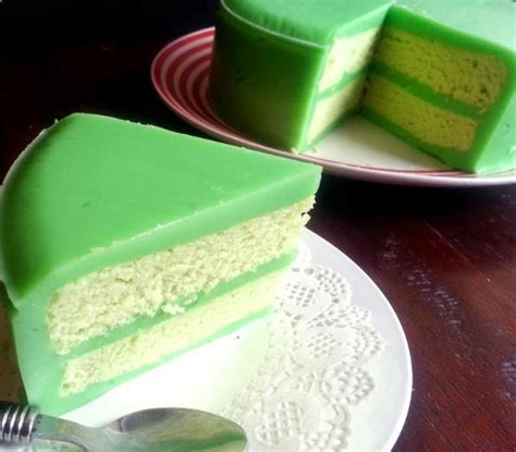 Cara Membuat Resepi Kek Pandan Layer