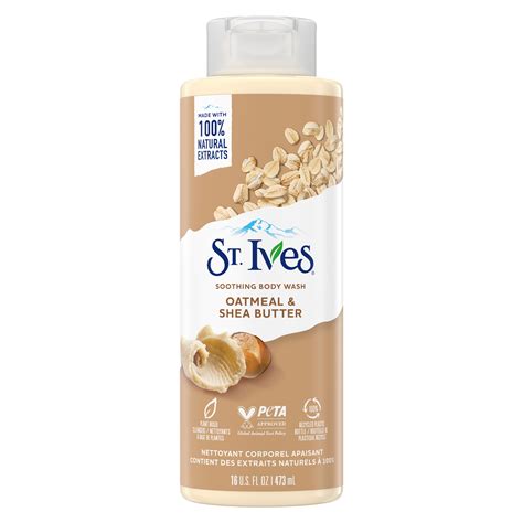 St. Ives Oatmeal & Shea Butter Soothing Body Wash - Shop Cleansers ...