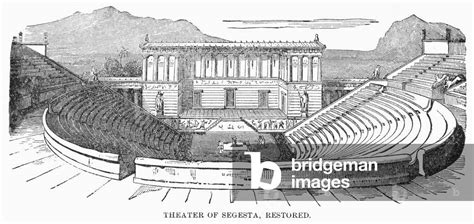 Image Of Greece Theater Of Segesta The Ancient Greek Theatre Of Segesta