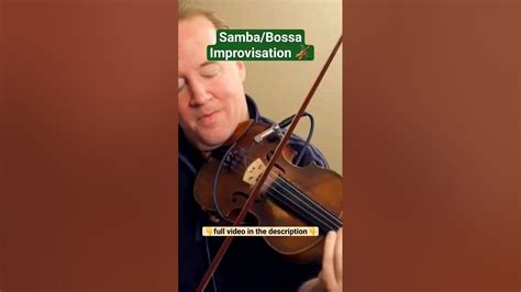 Violin Solo Improvisation Tristeza Jazzviolin Shorts Youtube