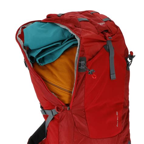 Ripley MOCHILA EXCURSIÓN ZIONN PRO DK RED 60 LITROS DOITE