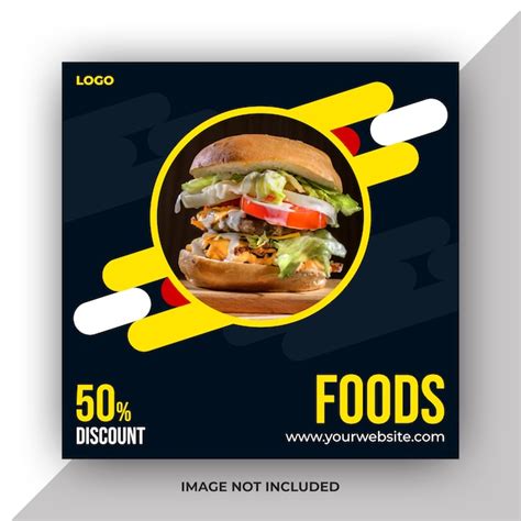 Premium Psd Food Social Media Post Template