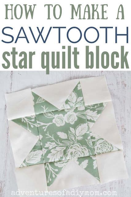 How To Make A Sawtooth Star Quilt Block