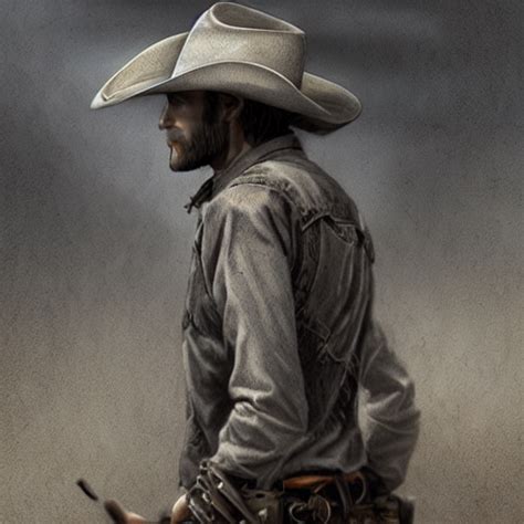 Krea A Lonely Cowboy Deviantart Art Station Concept Art