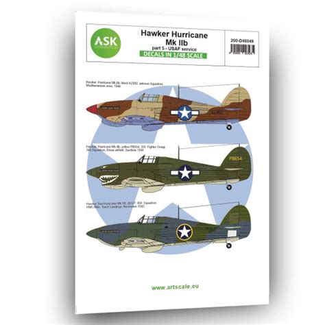 Ask D Hawker Hurricane Mk Iib Part Usaaf Service