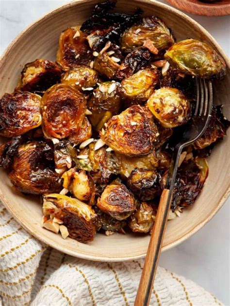 Balsamic Maple Brussel Sprouts Healthful Blondie