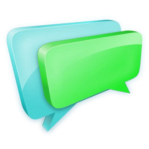 3d Chat Bubbles Vector Drawing Public Domain Vectors