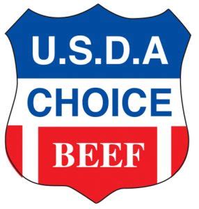 USDA Choice Beef - Adhesive Label