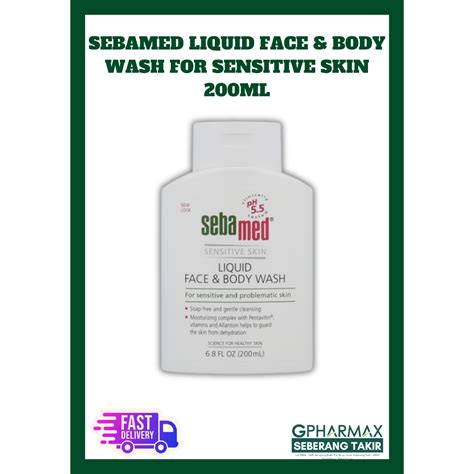 Sebamed Liquid Face And Body Wash For Sensitive Skin 200ml Shopee Malaysia