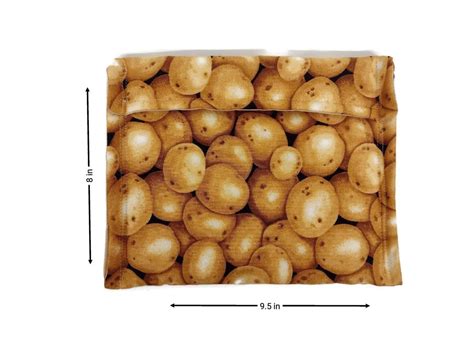 Products Microwavable Baked Potato Bag Potato Print Potato Bag All Cotton Bag For Cooking