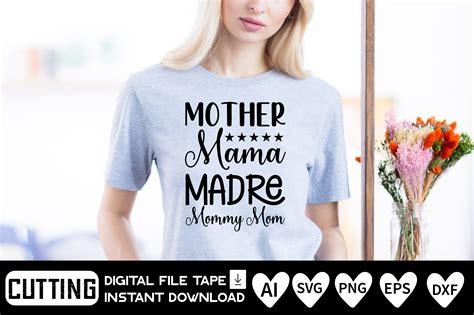 Mother Mama Madre Mommy Mom Graphic By Shinecreativestore · Creative