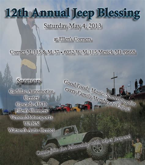 12th Annual Jeep Blessing In Mesick Mi May 4 Ewillys