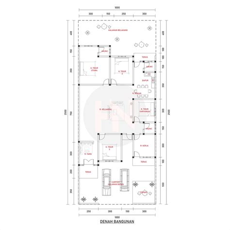Gambar Kerja Layout Siteplan Denah Bangunan Pabrik Ke