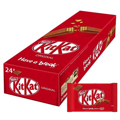 Buy Nestle Kitkat 4 Finger Milk Chocolate Wafer Bar 36 5 24 Bars Online At Desertcartuae