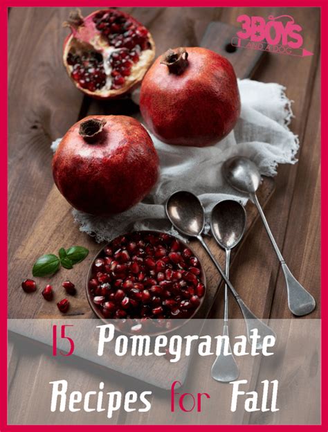 Pomegranate Recipes For Fall